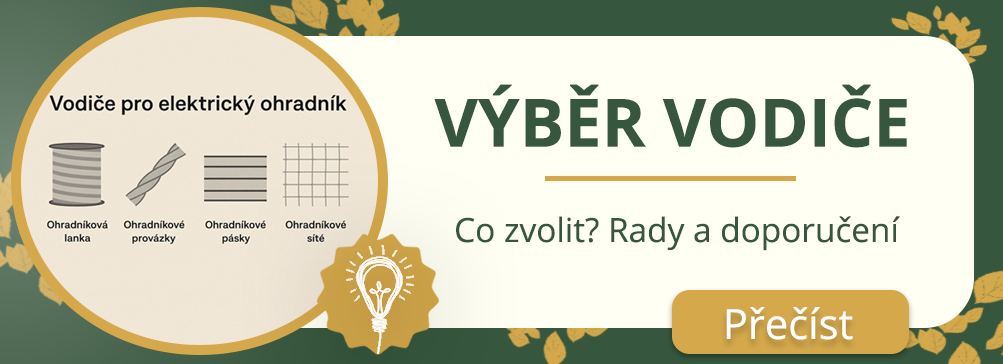 Vodiče pro elektrický ohradník