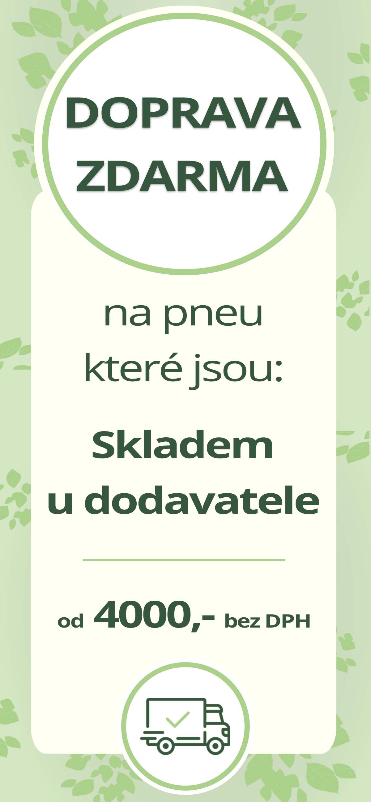 Doprava zdarma pneu