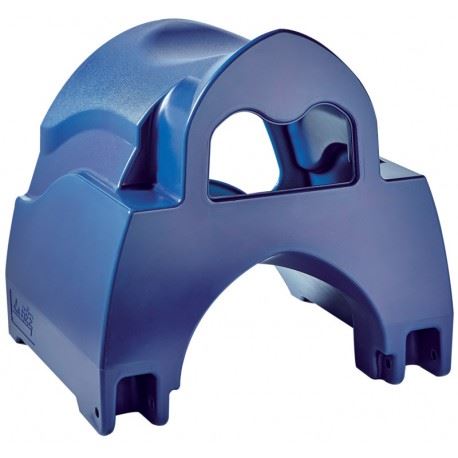 Plastový držák na sedlo s přihrádkou na příslušenství, barva modrá (1)