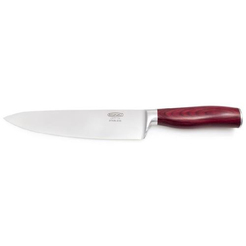 Kuchařský nůž profi 20 cm RUBY rovný dřevěná střenka dárková kazeta