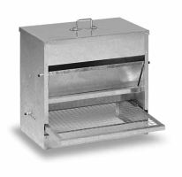 Nášlapné krmítko pro slepice, drůbež Gaun kapacita 20 kg