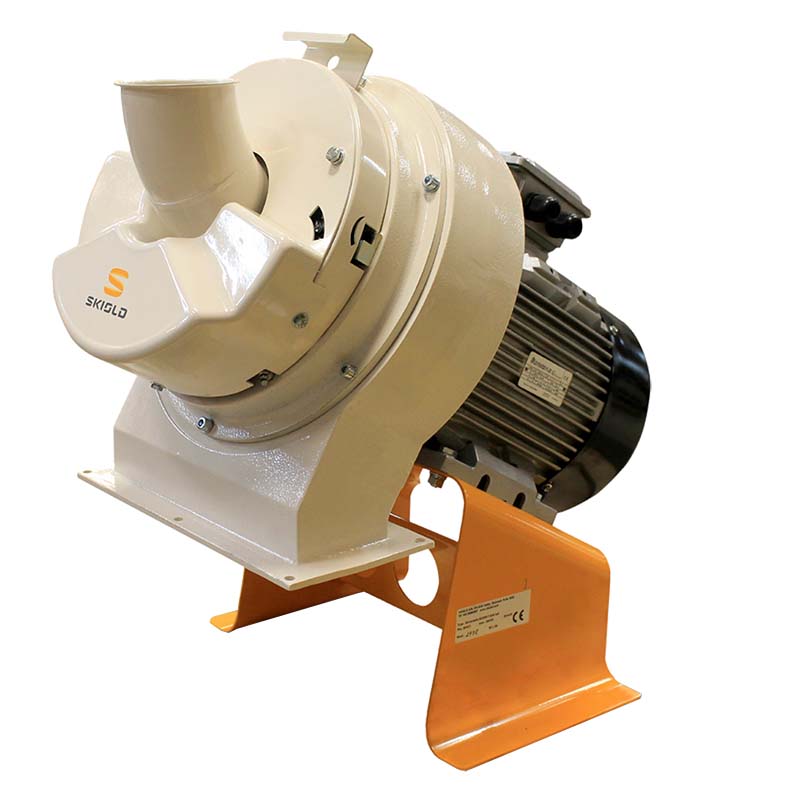 Diskový mlýn, šrotovník na obilí, kukuřici SKIOLD SK2500 5,5 kW automatické nastavení