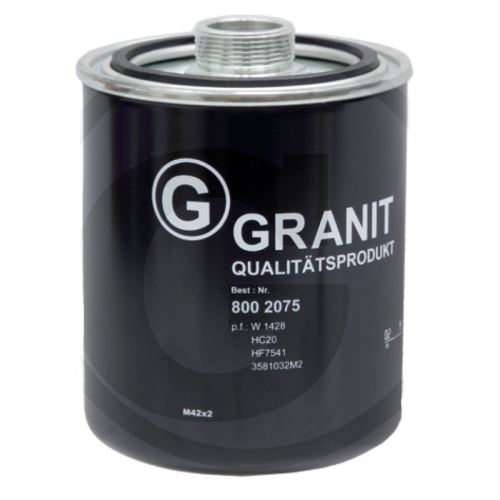 Granit 8002075 filtr hydraulického/převodového oleje vhodný pro Massey Ferguson