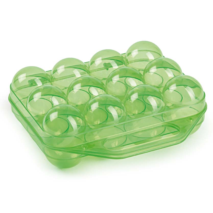 Obal plastový, box na slepičí vejce komplet – nosič na 12 vajíček
