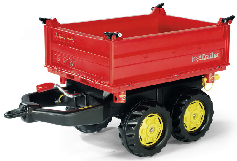 Rolly Toys – vozík červený sklopný na 3 strany