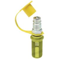 Označení hadic pro hydraulické rychlospojky KENNFIXX žlutá PLUS včetně zástrčky a krytky Označení hadic pro hydraulické rychlospojky KENNFIXX žlutá PLUS včetně zástrčky a krytky