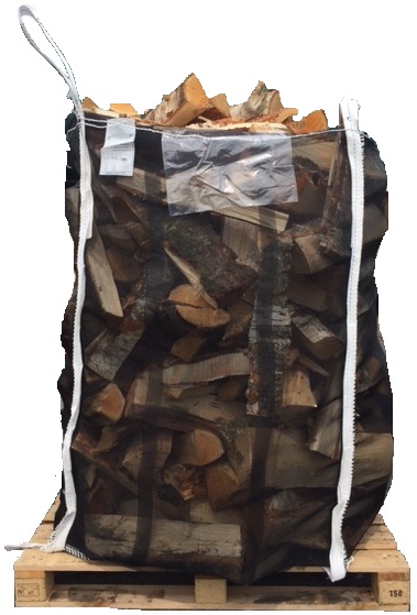 Velkoobjemový vak Big Bag 90 x 95 x 150 cm na dřevo a dřevní štěpku rovné dno otevřený