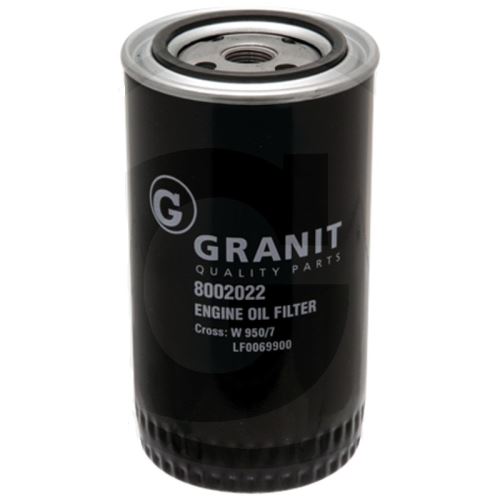 Granit 8002022 filtr motorového oleje pro Case IH, Claas, JCB, Massey Ferguson, Ursus