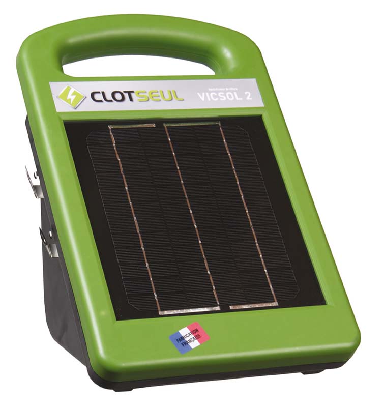 CLOTSEUL VICSOL 2 solární 12V zdroj napětí pro elektrický ohradník, 0,25J