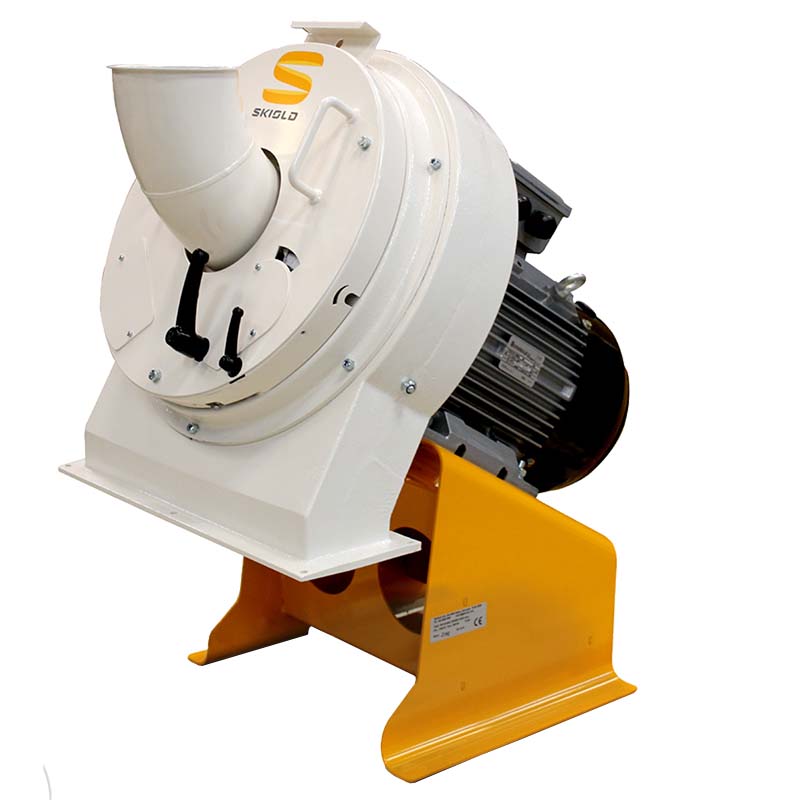 Diskový mlýn, šrotovník na obilí, kukuřici SKIOLD SK5000 15 kW automatické nastavení