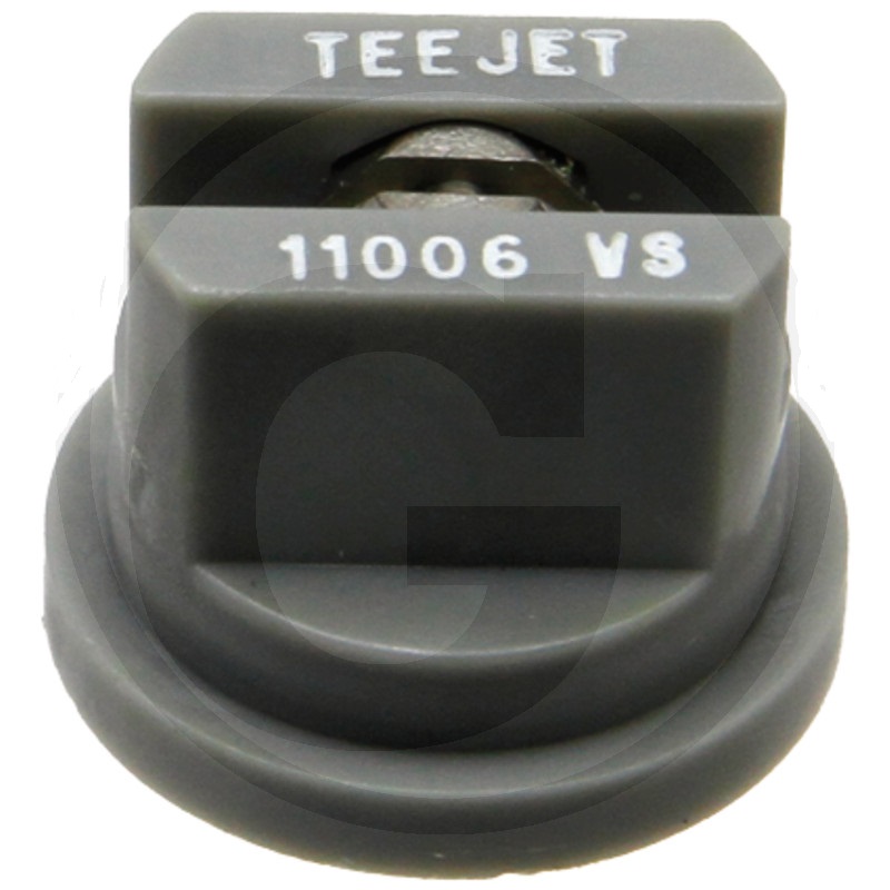 TEEJET postřikovací tryska TP11006VS VisiFlo s plochou charakteristikou 110° šedá