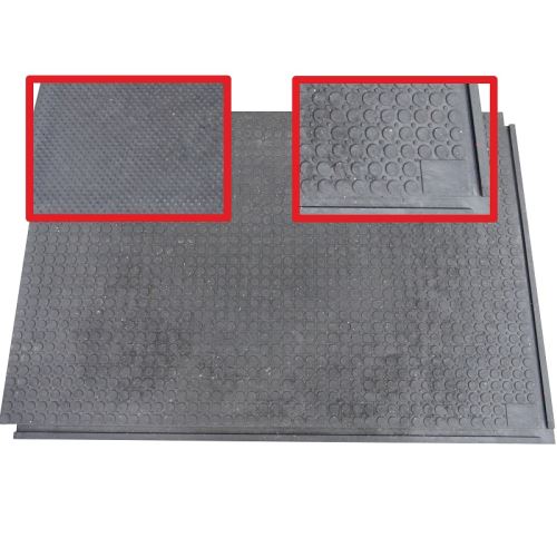 Zátěžová podlahová deska, rohož z PVC 120 x 80 x 2,3 cm oboustranná plná multifunkční
