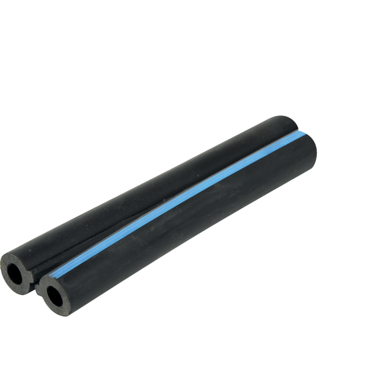 Dvojitá gumová hadice podtlaková k pulzátoru dojení  7 x 13 mm modrý proužek metráž