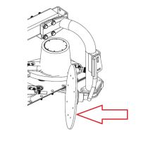 Úprava pro tvorbu jednoho řádku šířka 1,8m na diskové žací stroje Rozmital SD-300 original