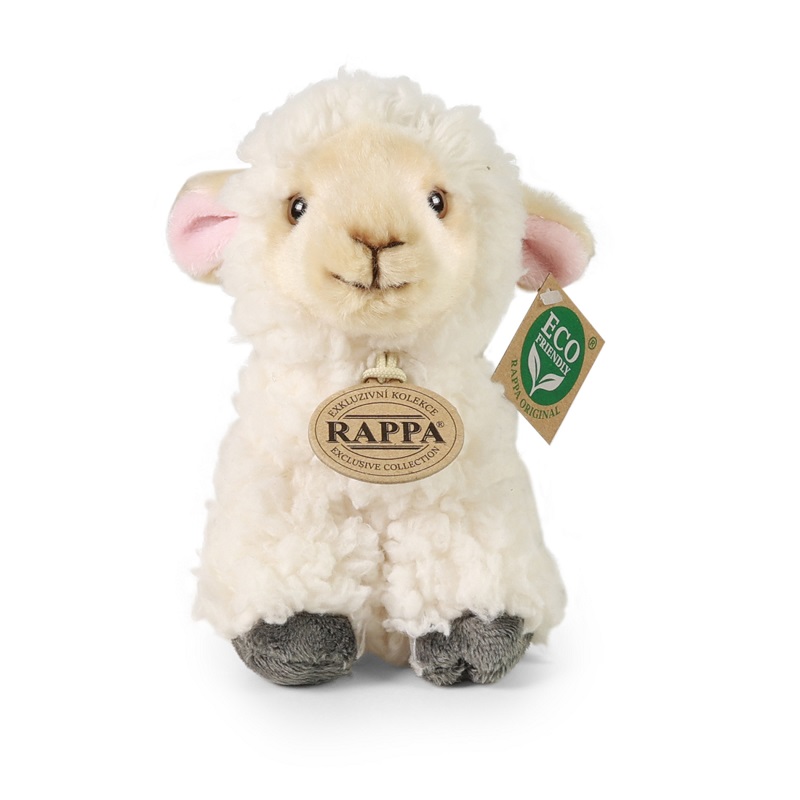 Plyšová ovce sedící Rappa velikost 16 cm