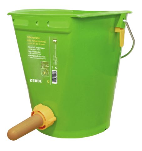 Napájecí kbelík s dudlíkem pro telata hygienický