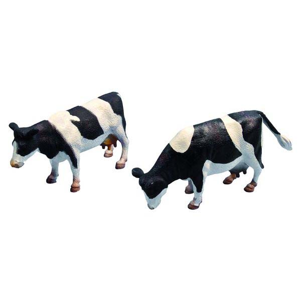 Kids Globe - figurky 2 strakatých krav v měřítku 1 : 32