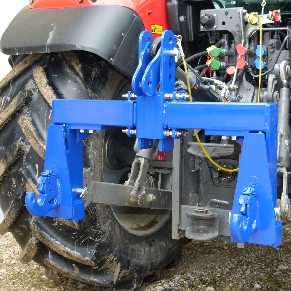 Tříbodová váha Agreto 6000 kg pro traktory kat.2 s indikátorem hmotnosti Standard a háky