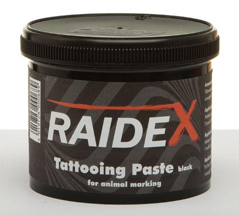 Tetovací barva RAIDEX 600 g černá