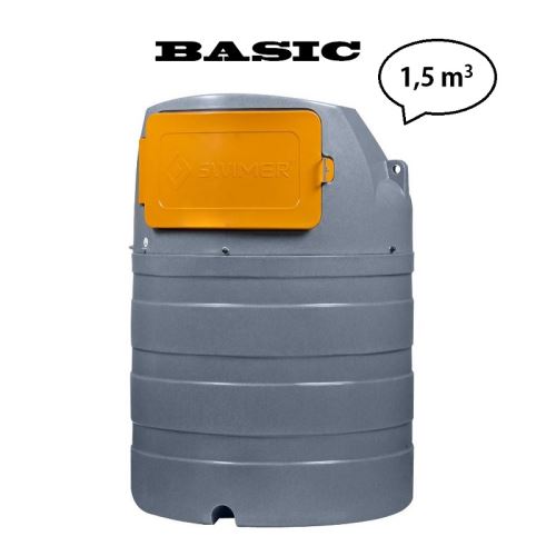 Nádrž na naftu dvouplášťová s distribuční skříní SWIMER Tank ECO-Line 1500 l verze BASIC