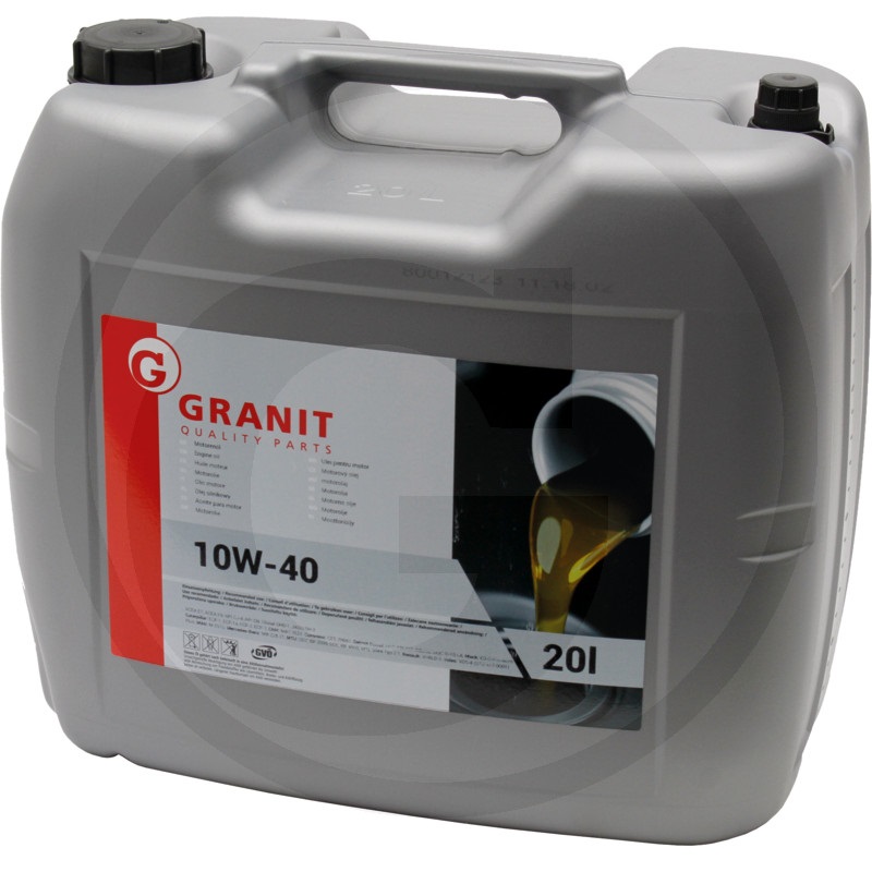 Motorový olej Granit SHPD Low Ash SAE 10W-40 celoroční olej nejvyšší kvality 20 l