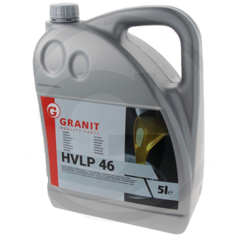 Hydraulický olej Granit HVLP 46 (HV 46) 5 l do bagru, traktoru, štípačky