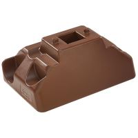 Malá základna pro plastový překážkový stojan na kavalety pro koně La Gée hnědá