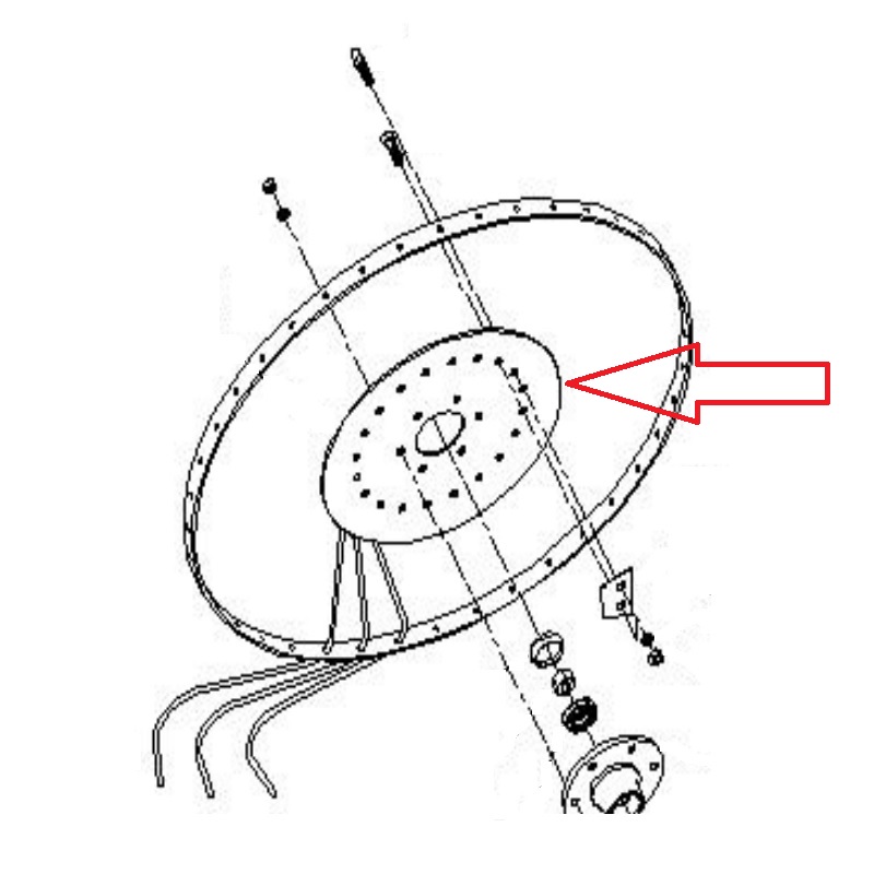 Náhradní disk na univerzální obraceč a shrnovač sena, píce Rozmital SP4-205 original