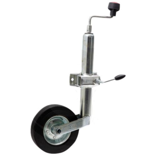 Opěrné kolečko k přívěsu, přívěsnému vozíku nosnost 150 kg trubka 48 mm včetně držáku