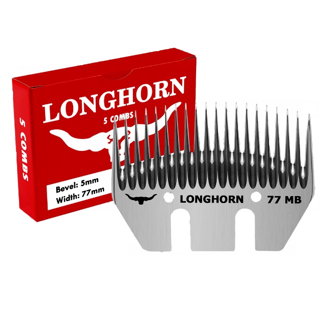 Spodní nůž Longhorn Standard MB 5/77 na stříhání ovcí a dobytka počet zubů 20