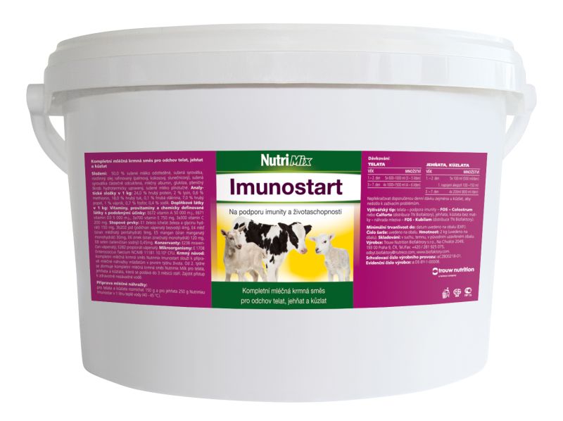 NUTRIMIX IMUNOSTART 2 kg sušené mléko pro jehňata, kůzlata, telata první týden po porodu