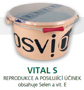 Minerální liz TOPLICK Osvior VITAL S posilující pro reprodukci pro skot a koně 20 kg