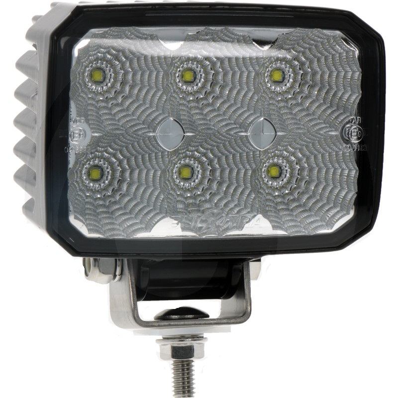 LED pracovní světlo, světlomet Beam hranatý 6 High Performance LEDs 12V/24V 1000 Lumen