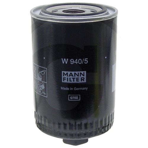 MANN FILTER W940/5 filtr motorového oleje pro Claas, Deutz-Fahr, Fendt, Zetor UŘ II