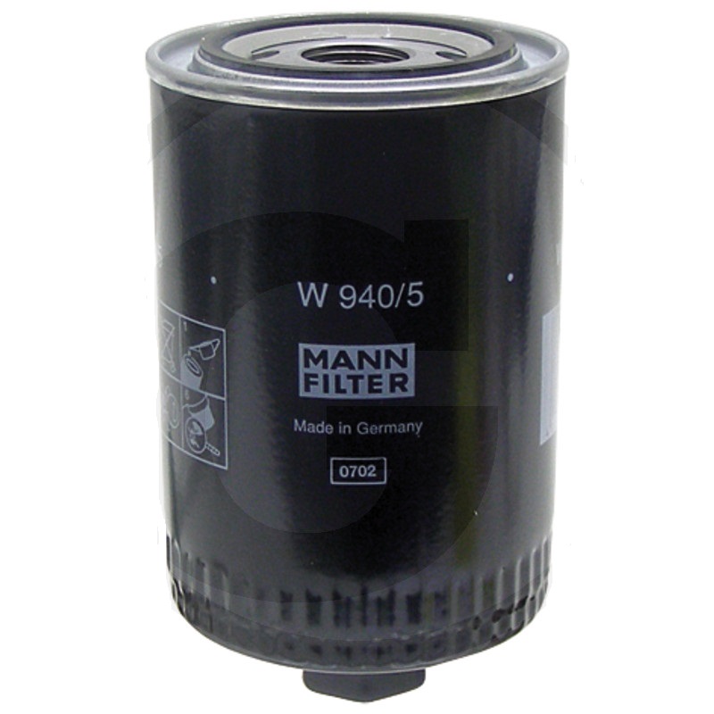 MANN FILTER W940/5 olejový filtr motorového oleje na Claas, Deutz-Fahr, Fendt, Zetor UŘ II