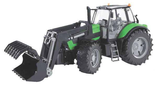 Bruder - traktor - Deutz Agrotron X720 s čelním nakladačem
