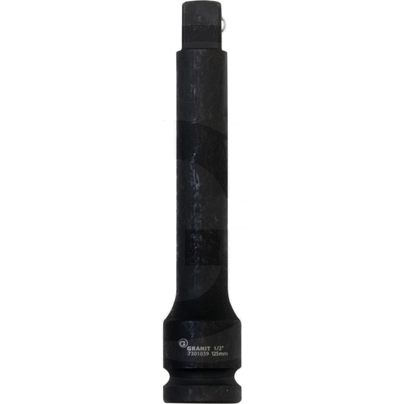 Nástavec na nástrčný rázový klíč délka 125 mm 1/2″ Granit BLACK EDITION krátký ořech