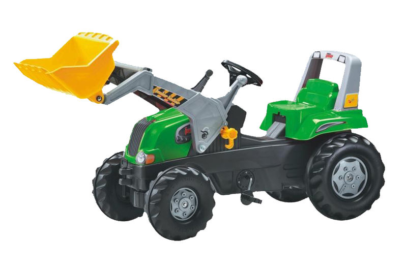 Rolly Toys – šlapací traktor s čelním nakladačem RT zelený modelová řada Rolly Junior