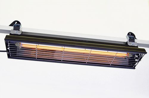 Infrazářič stropní SYNER LC 1000 W černý na 6 m3 do koupelny, venkovní na terasu