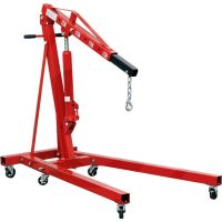 Hydraulický dílenský jeřáb zdvíhací síla 2 t přenosný složitelný na kolečkách