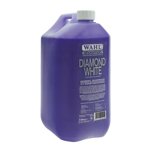 Šampón na psy WAHL Diamond White koncentrát 15:1 s výtažky z okurky, limetky 5 l