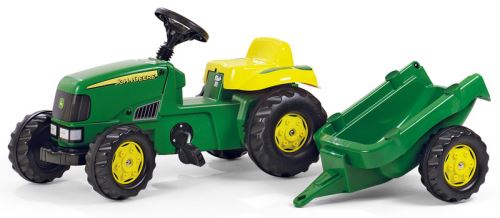 Rolly Toys - šlapací traktor John Deere s přívěsem modelová řada Rolly Kid