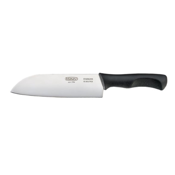 Kuchyňský japonský nůž SANTOKU 16 cm rovný plastová rukojeť