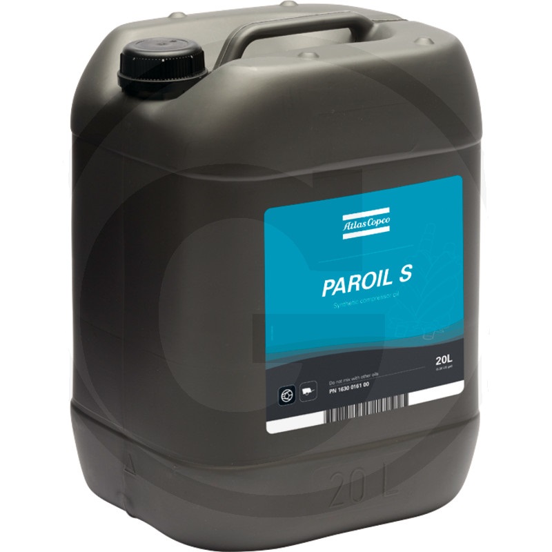 Kompresorový syntetický olej Paroil S 20 l pro kompresory Atlas Copco XAS 58-88