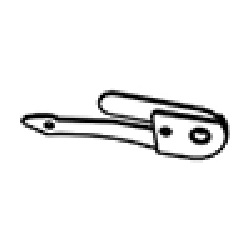 Pružné pero hlavy strojku na stříhání koní Zipper Clipper systém Heiniger – pozice 14