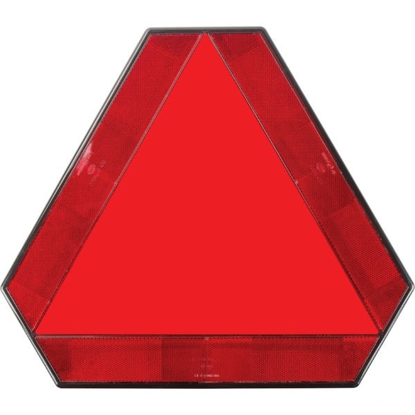 Varovný trojúhelník pro pomalu jedoucí vozidla a přívěsy hliníkový na levou stranu
