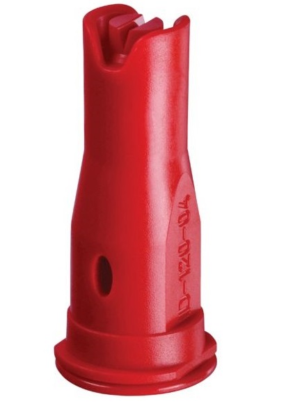 Lechler injektorová tryska POM ID3 pro polní postřikovače 120° plast nízkoúletová červená