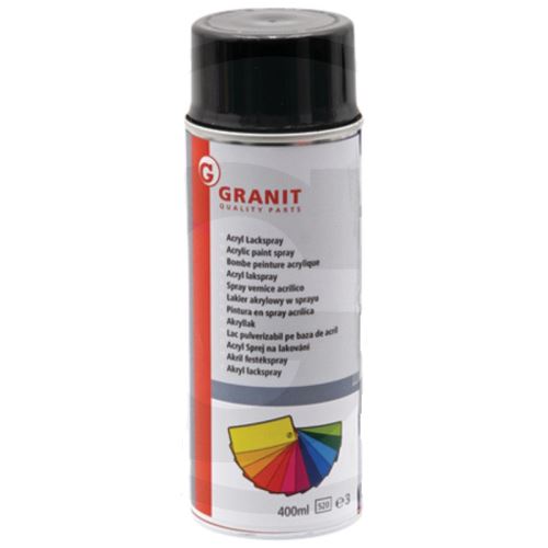 Akrylová barva Granit ve spreji červená odstín RAL 3020 400 ml