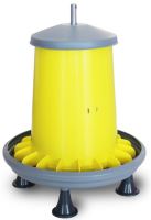 Násypné krmítko tubusové pro slepice, drůbež 9 l Arcus River s nožičkami