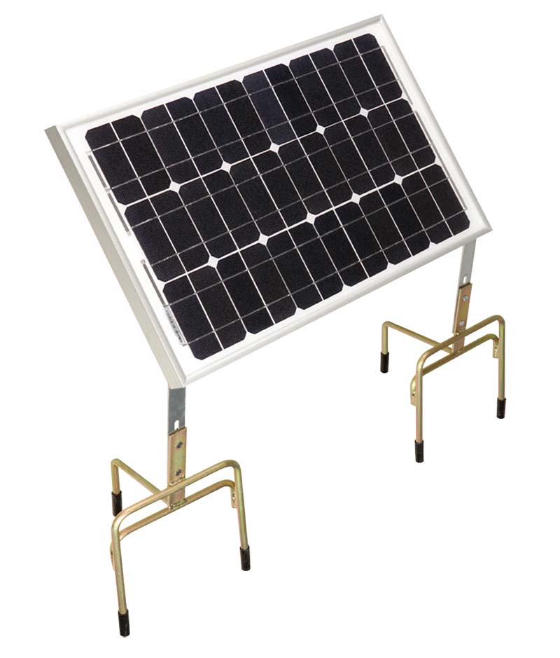 CLOTSEUL solární panel 30W pro bateriové zdroje na elektrický ohradník na dvou nožičkách